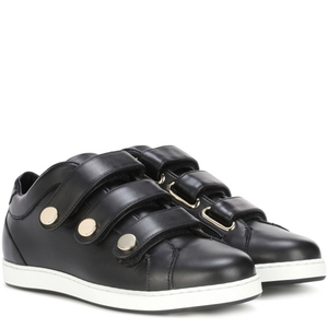 [해외] 정품 JIMMY CHOO Leather sneakers Black - 피오리토