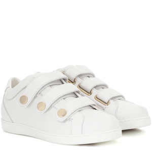 [해외] 정품 JIMMY CHOO Leather sneakers White - 피오리토