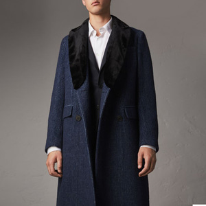 BURBERRY 40582981 Detachable Wool Double-breasted Coat