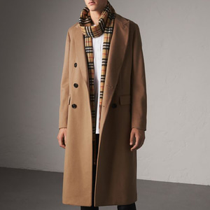 BURBERRY 40595571 Extra Long Wool Cashmere Coat