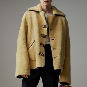 BURBERRY 45464761 Shearling and Lambskin Jacket