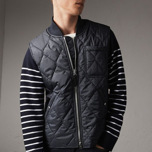 BURBERRY 40556881 Diamond Quilted Gilet