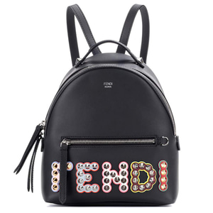 FENDI P00292944 Embellished leather backpack