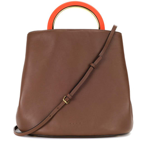 MARNI Pannier leather handbag P00257403 B