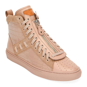 [정품] 발리 BALLY Mens Hekem Croc-Embossed Leather High-Top Sneakers  / 피오리토