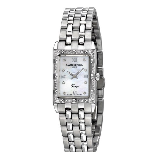 Raymond Weil Tango Mother of Pearl Dial Diamond Ladies Watch 5971-STS-00995