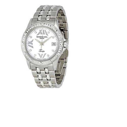 Raymond Weil Tango Mother of Pearl Diamond Dial Stainless Steel Ladies Watch 559 5590-STS-97650