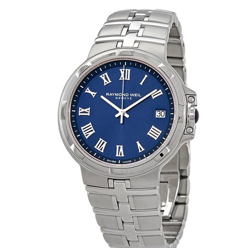 Raymond Weil Parsifal Blue Dial Mens Watch 5580-ST-00508