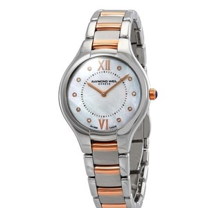 Raymond Weil Noemia Mother of Pearl Diamond Dial Ladies Two Tone Watch 5132-SP5-00985