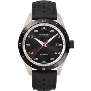 [추가비용없음] 몽블랑 MontBlanc 116059 Timewalker Automatic Date Rubber Strap Watch