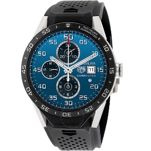 [추가비용없음] 태그호이어 TAG Heuer SAR8A80.FT6045 Connected Smartwatch Android IOS Blue Rubber Watch
